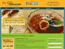 Tablet Screenshot of loscabosmexicangrill.org